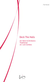 Deck The Halls Orchestra sheet music cover Thumbnail